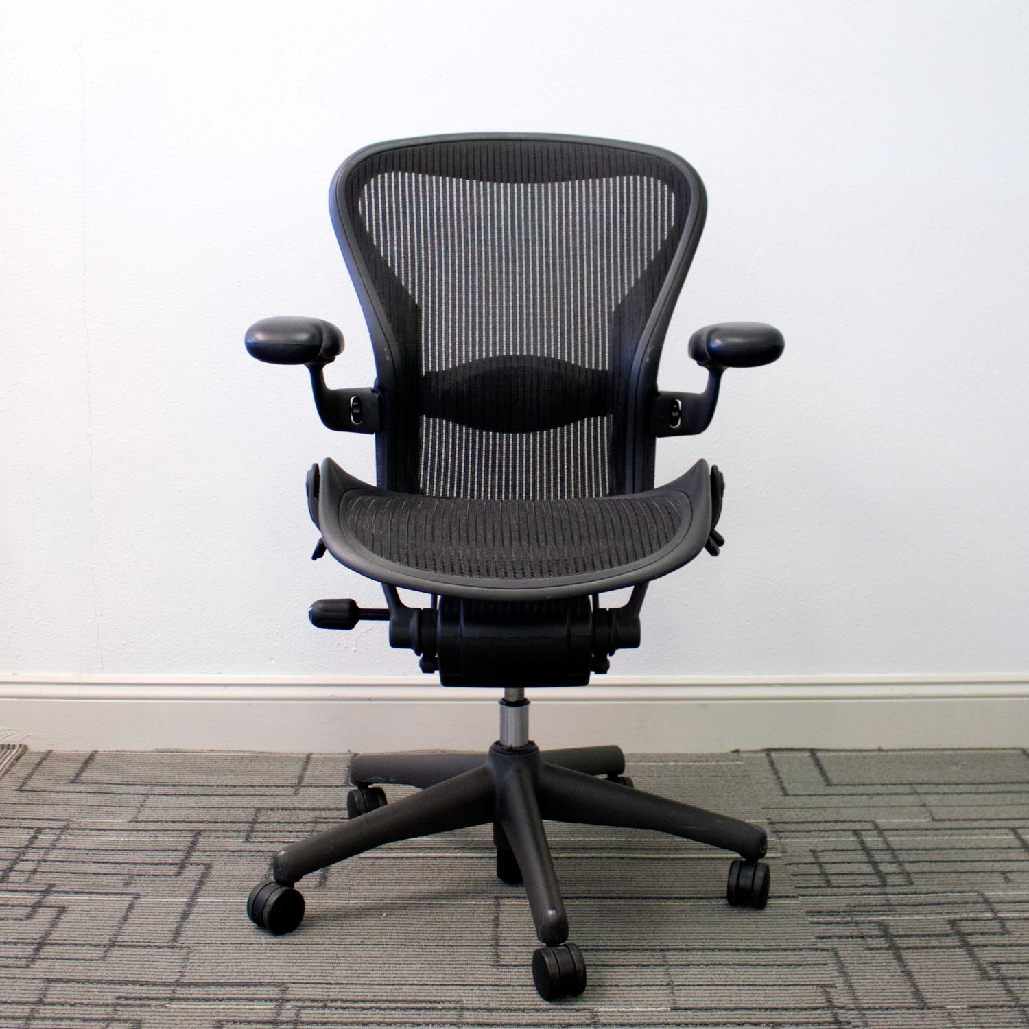 used herman miller aeron chairs size b  vision office interiors