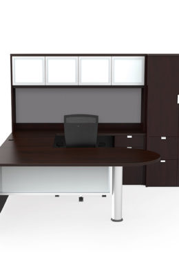 Used Laminate Bowfront Desk Orlando